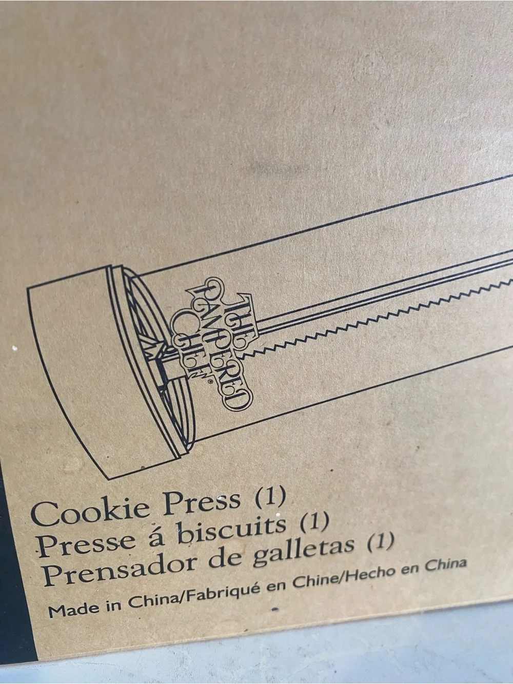 NIB Pampered Chef Spritz Cookie Press (Model 1525)